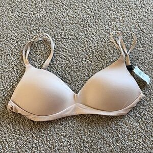 NWT Aerie real good Real Sunnie Seamless Nude Bra size 34B